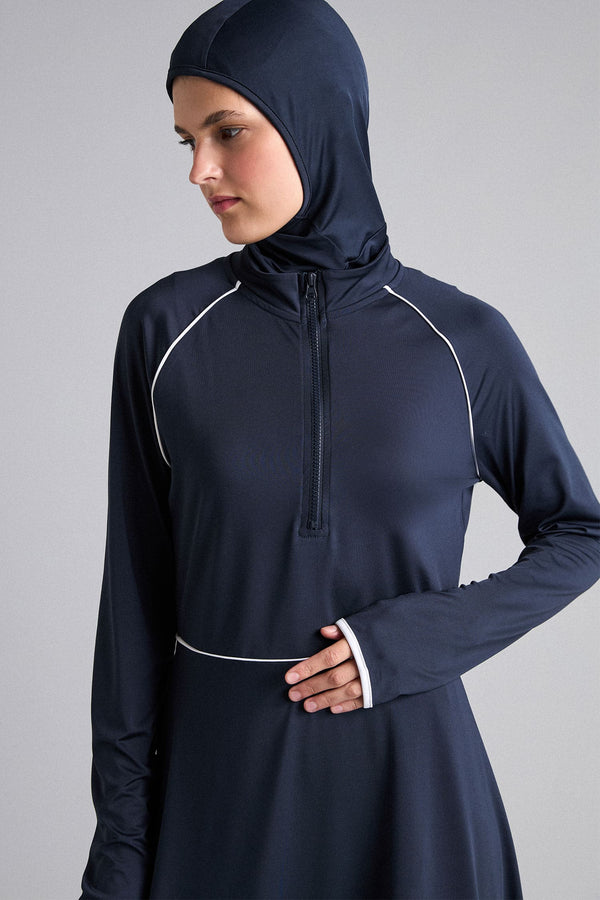 Water Repellent Regular Fit 4-Pack Burkini Swimsuit
