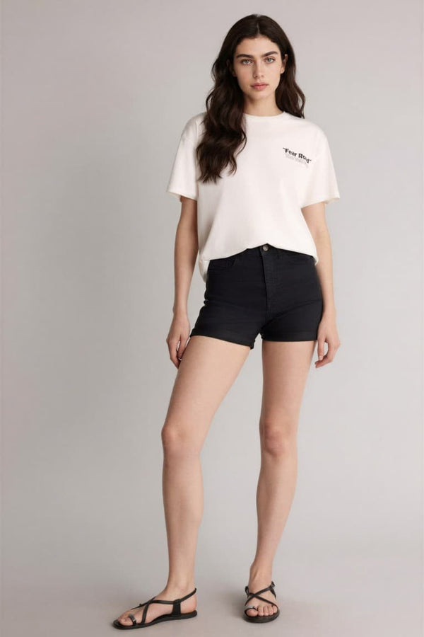 Overless Crew Neck Printed Short Sleeve T-Shirt