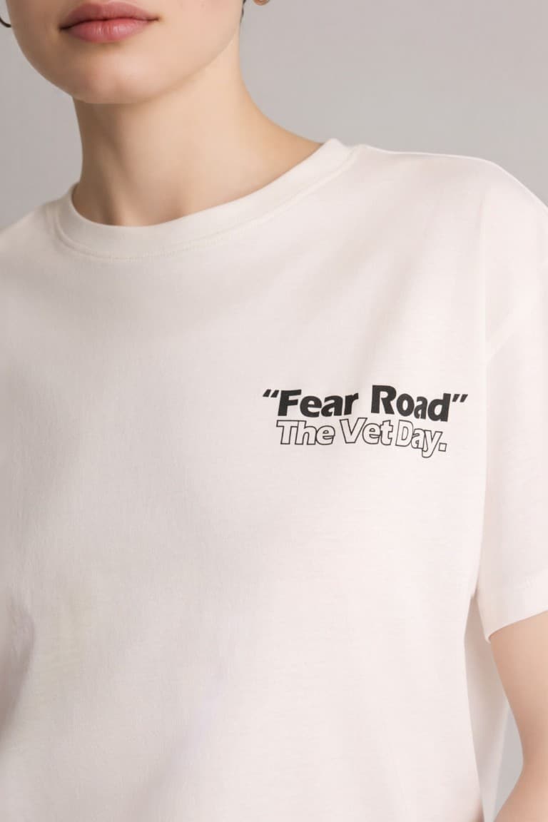 Overless Crew Neck Printed Short Sleeve T-Shirt