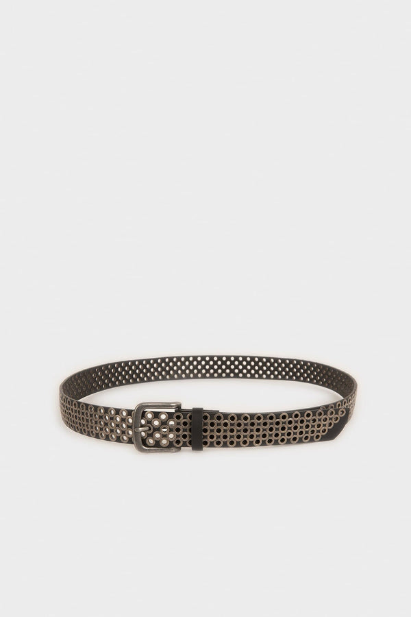 Mens Rectangle Buckle Faux Leather Daily Belt