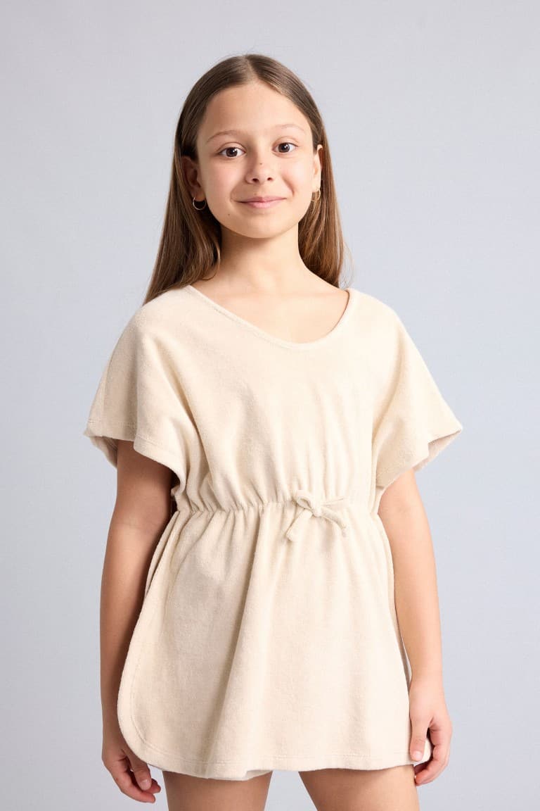 Bat Sleeve Beachwear Girl
