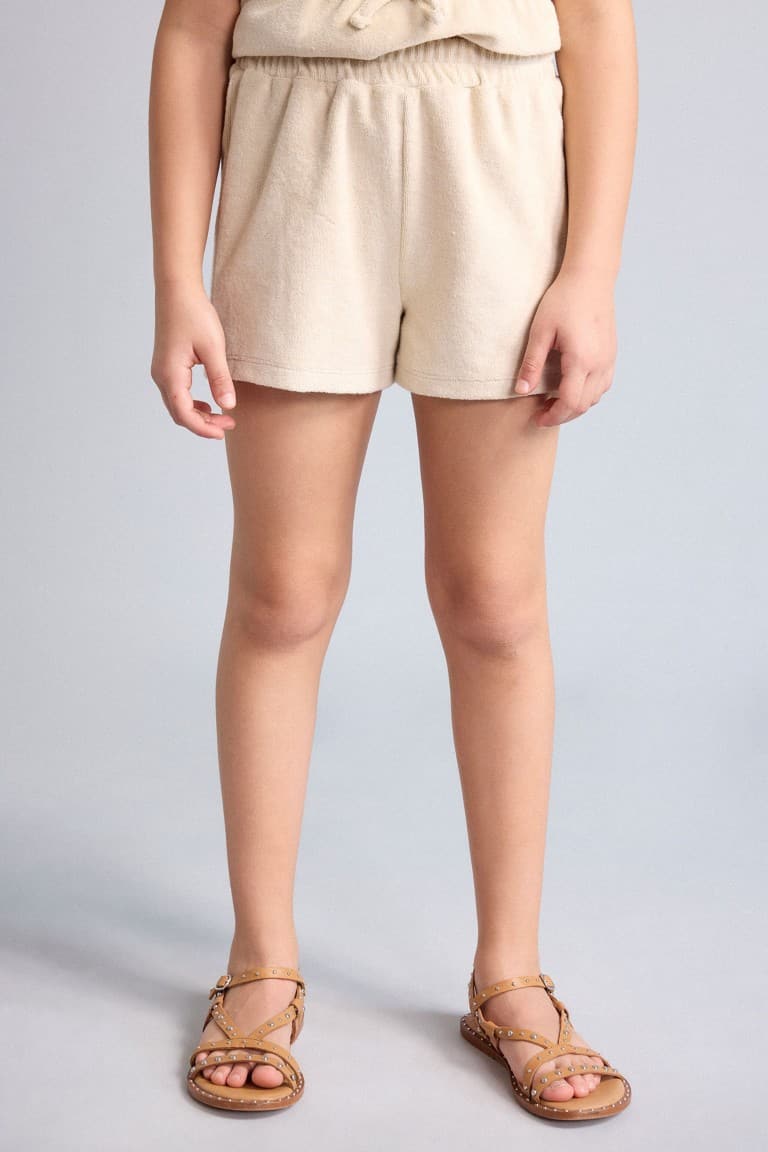 Elastic Waist Short Leg Shorts Girls