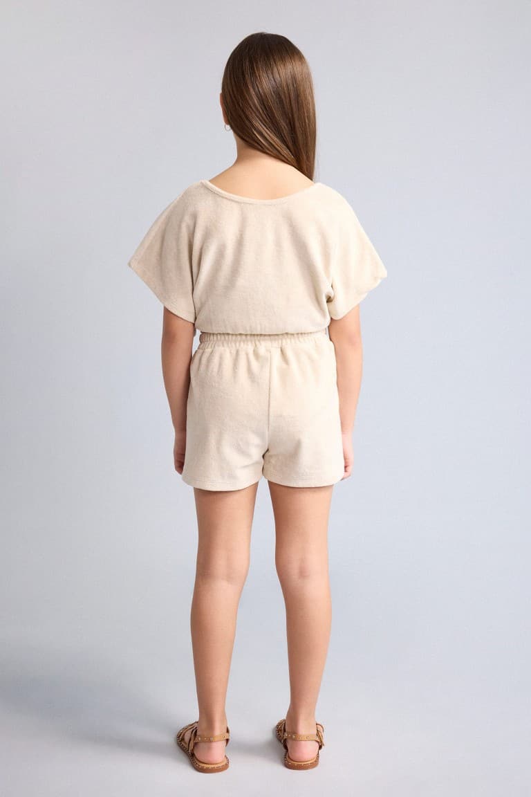 Elastic Waist Short Leg Shorts Girls