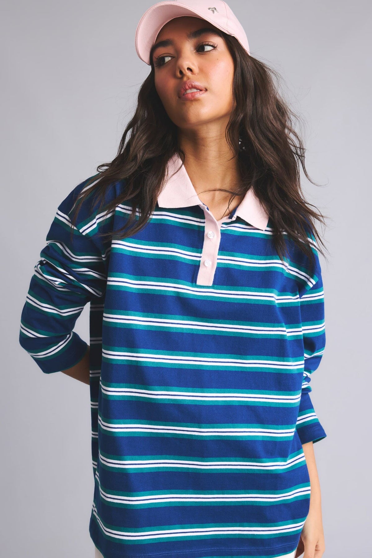 Loose Fit Polo Neck Sweatshirt Main image