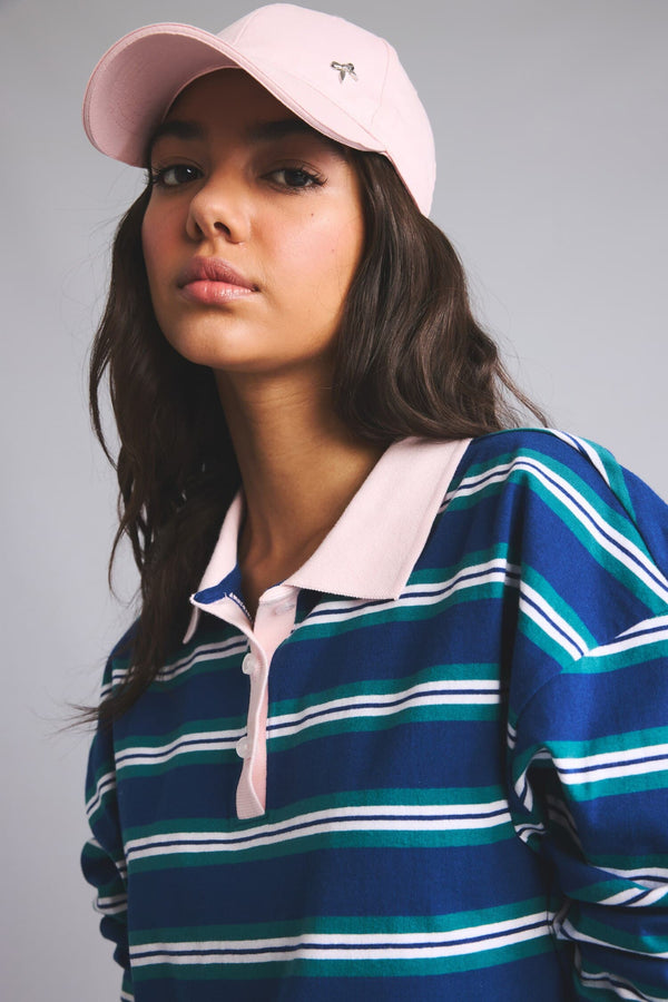 Loose Fit Polo Neck Sweatshirt