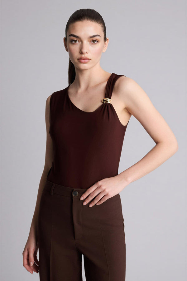 Slım Fit Boat Neck Undershirt