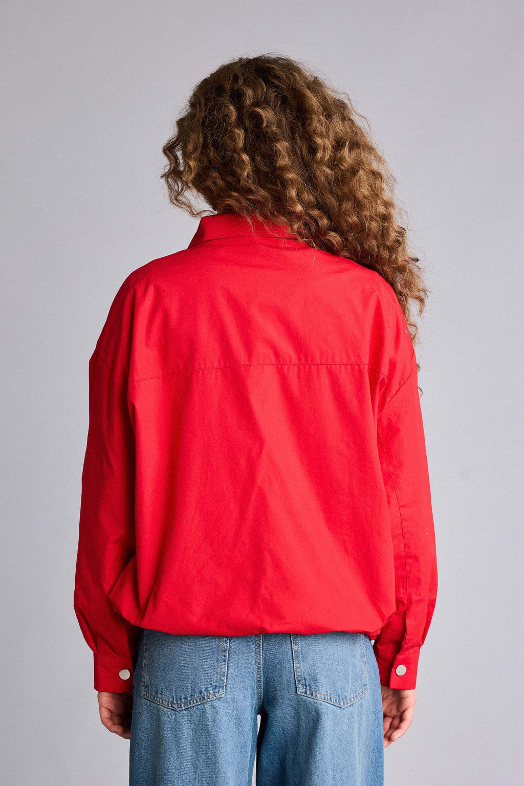 Afra x Defacto Polka Dot Taffeta Poplin Jacket