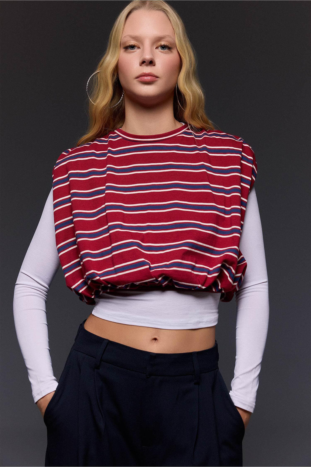 Balloon Fit Crew Neck Short Sleeve T-Shirt
