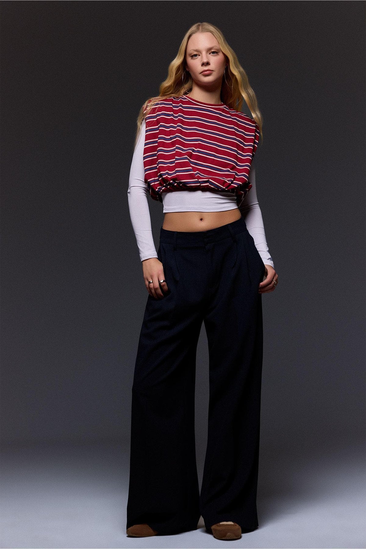 Balloon Fit Crew Neck Short Sleeve T-Shirt