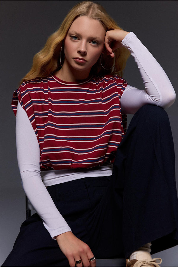 Balloon Fit Crew Neck Short Sleeve T-Shirt