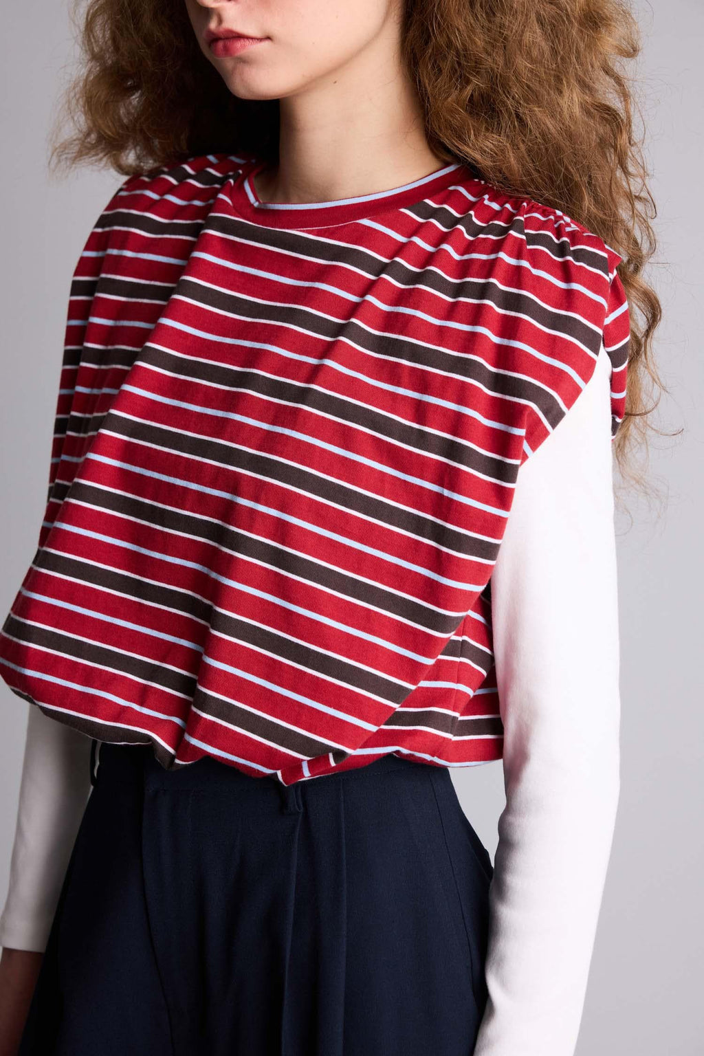 Balloon Fit Crew Neck Short Sleeve T-Shirt