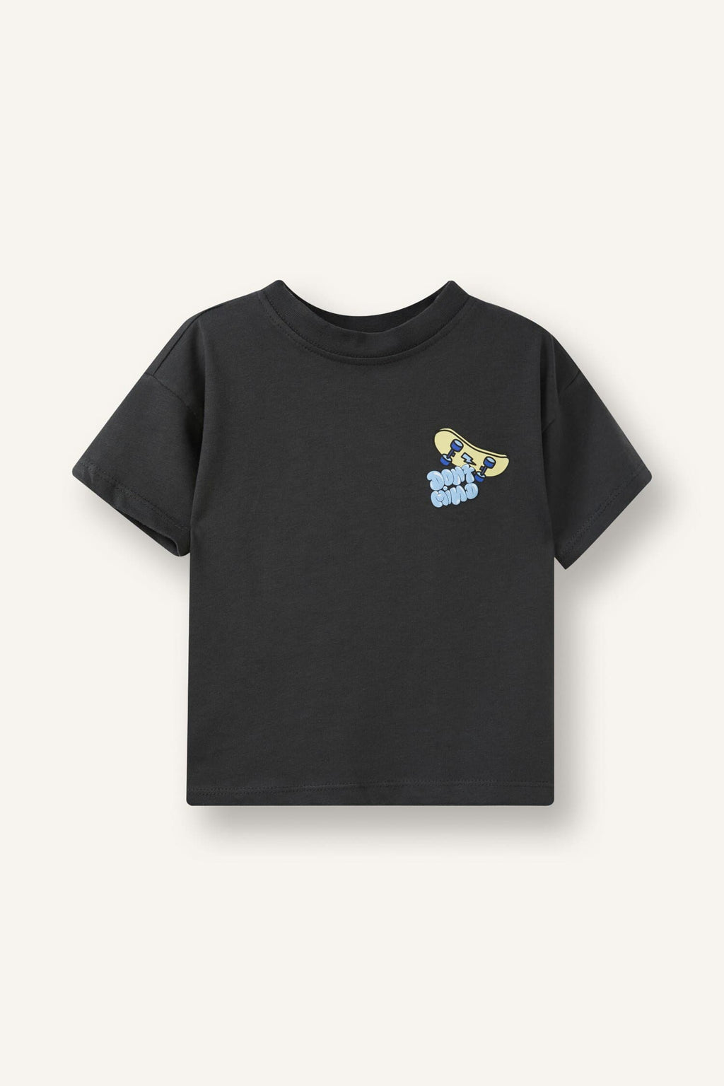 100% Cotton Skateboard Printed T-Shirt Baby Boy