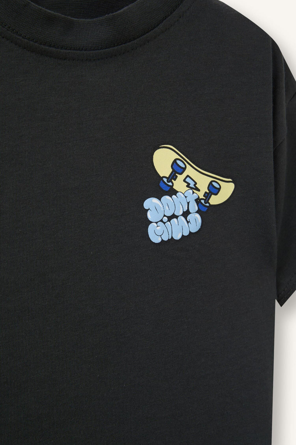 100% Cotton Skateboard Printed T-Shirt Baby Boy