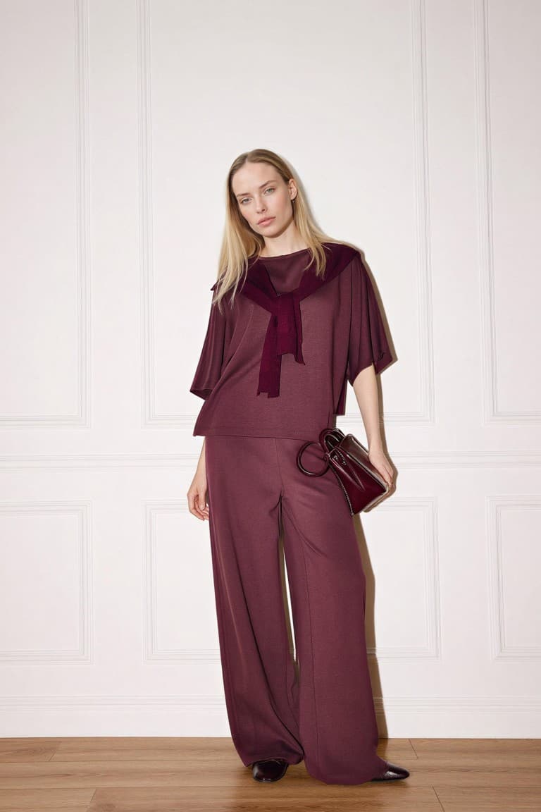 Straıght Fit Straight Leg Trousers Main image