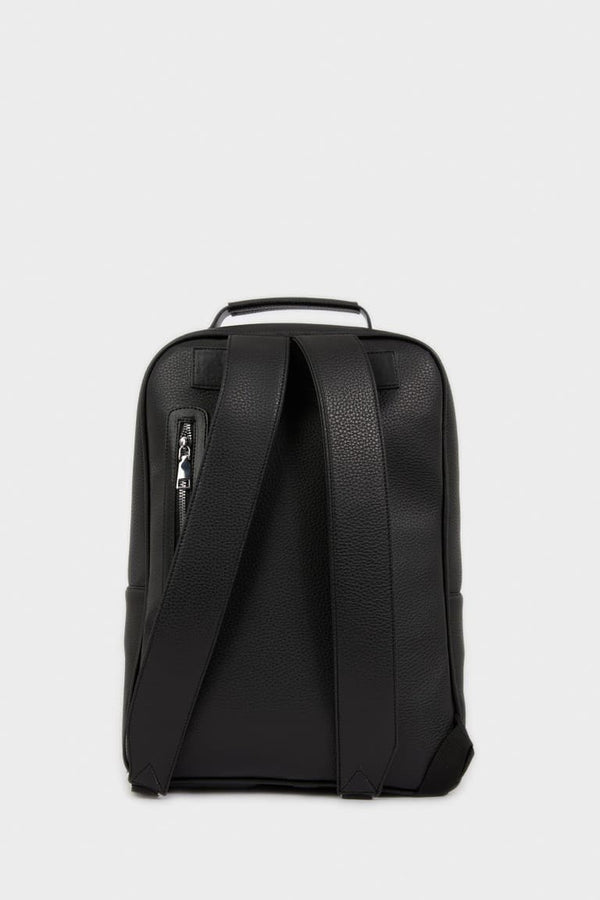 Mens Faux Leather Backpack