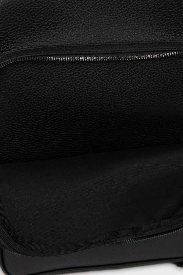 Mens Faux Leather Backpack