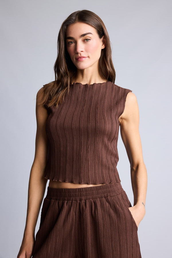 Slım Fit, Crew Neck Crinkled Undershirt