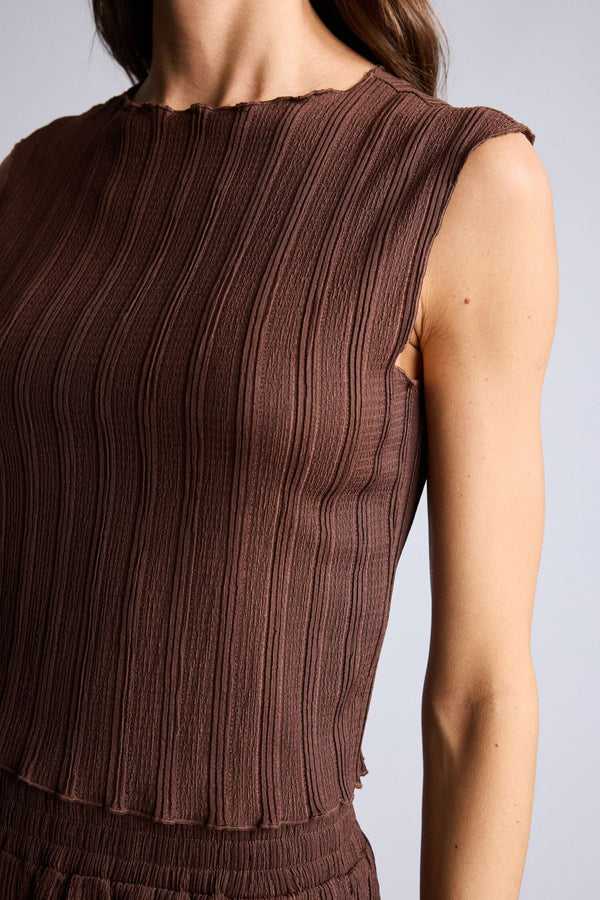 Slım Fit, Crew Neck Crinkled Undershirt