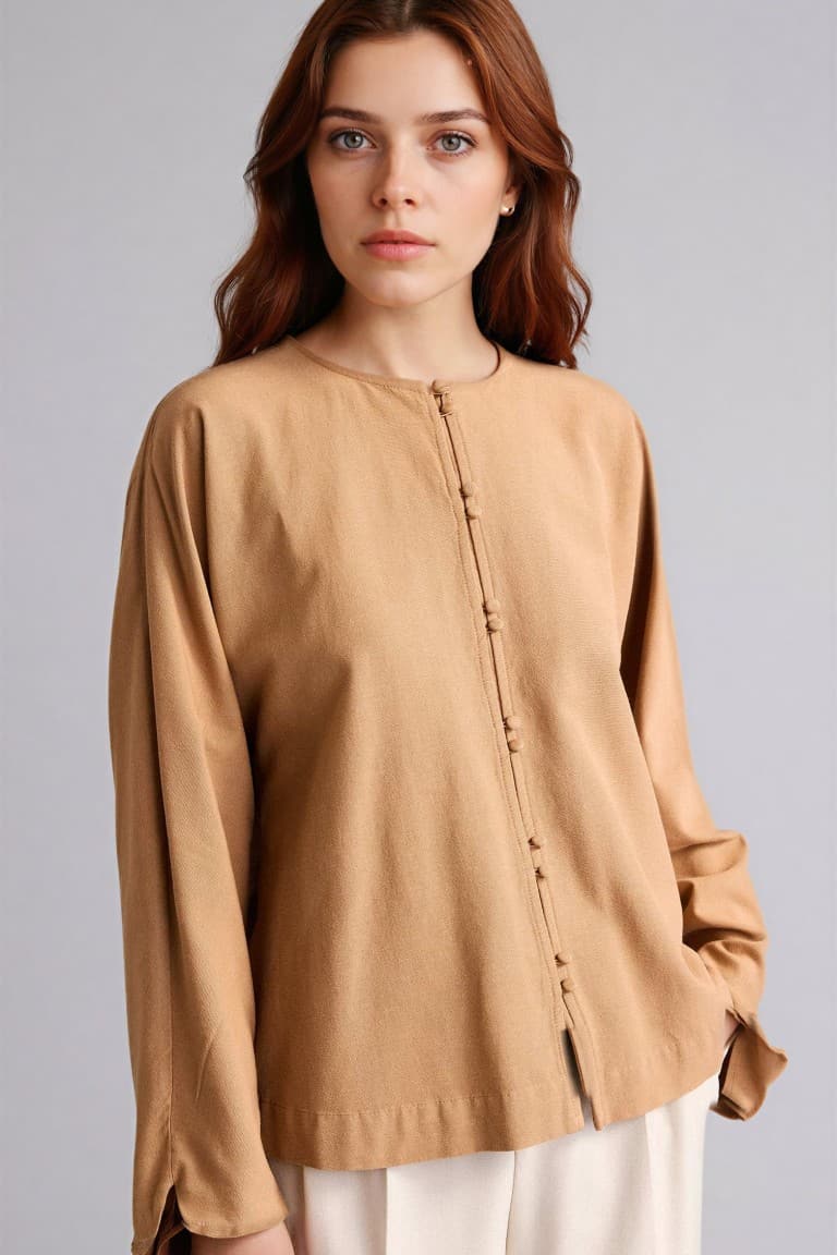 Linen Blend Tunic