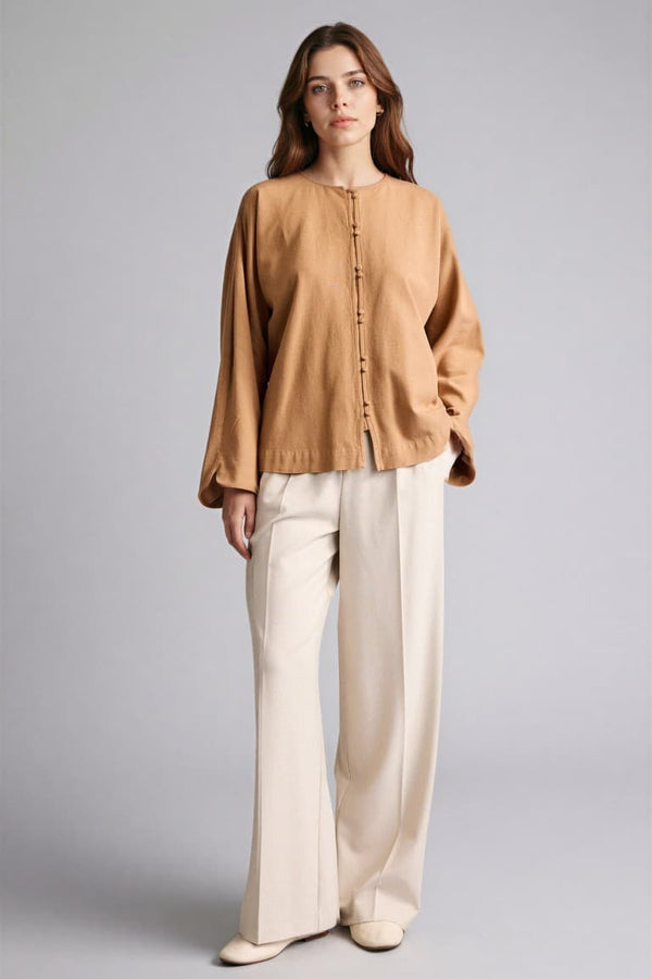 Linen Blend Tunic