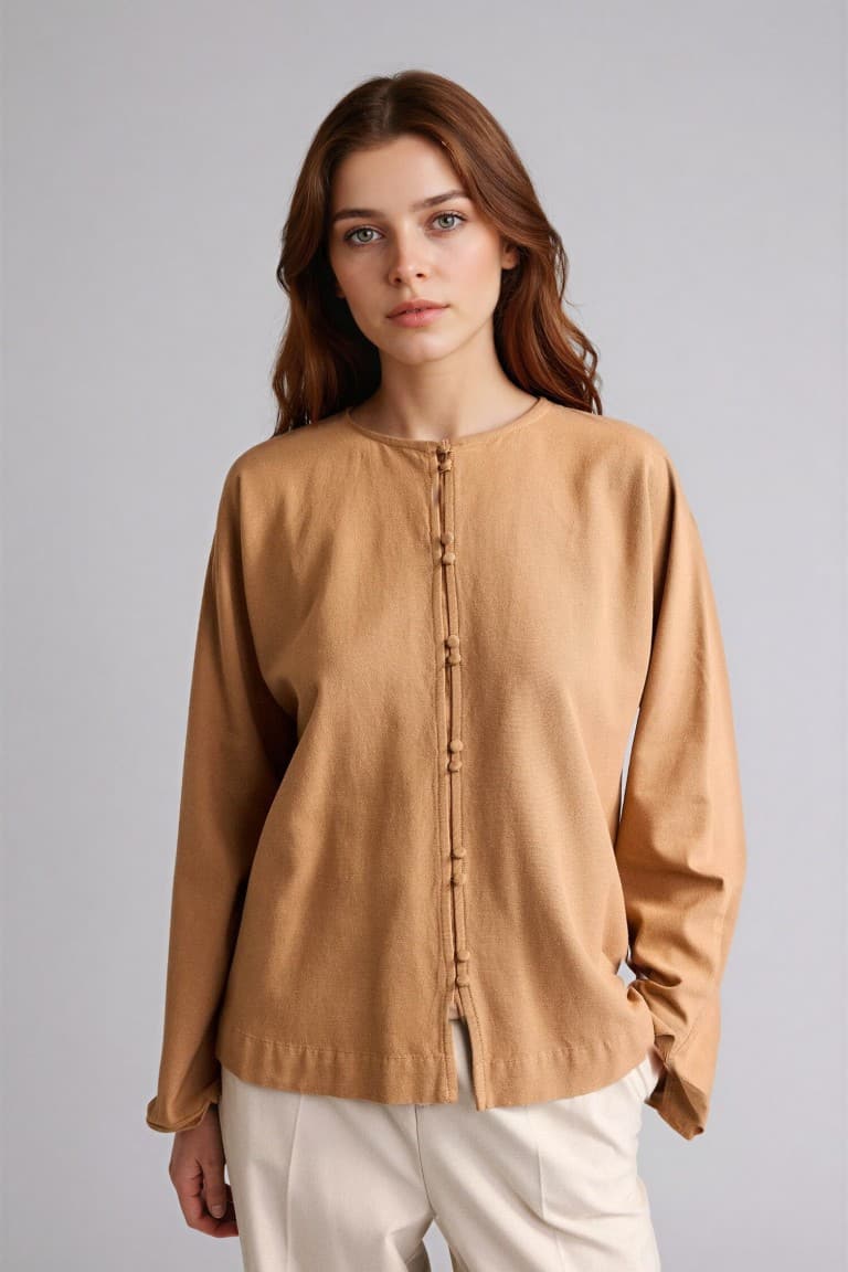 Linen Blend Tunic