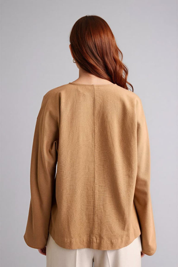 Linen Blend Tunic