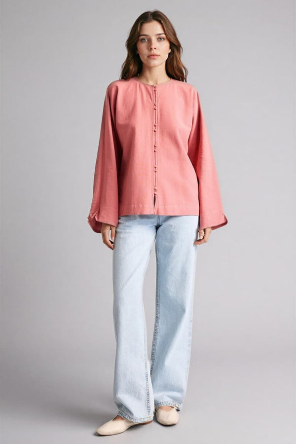 Linen Blend Tunic