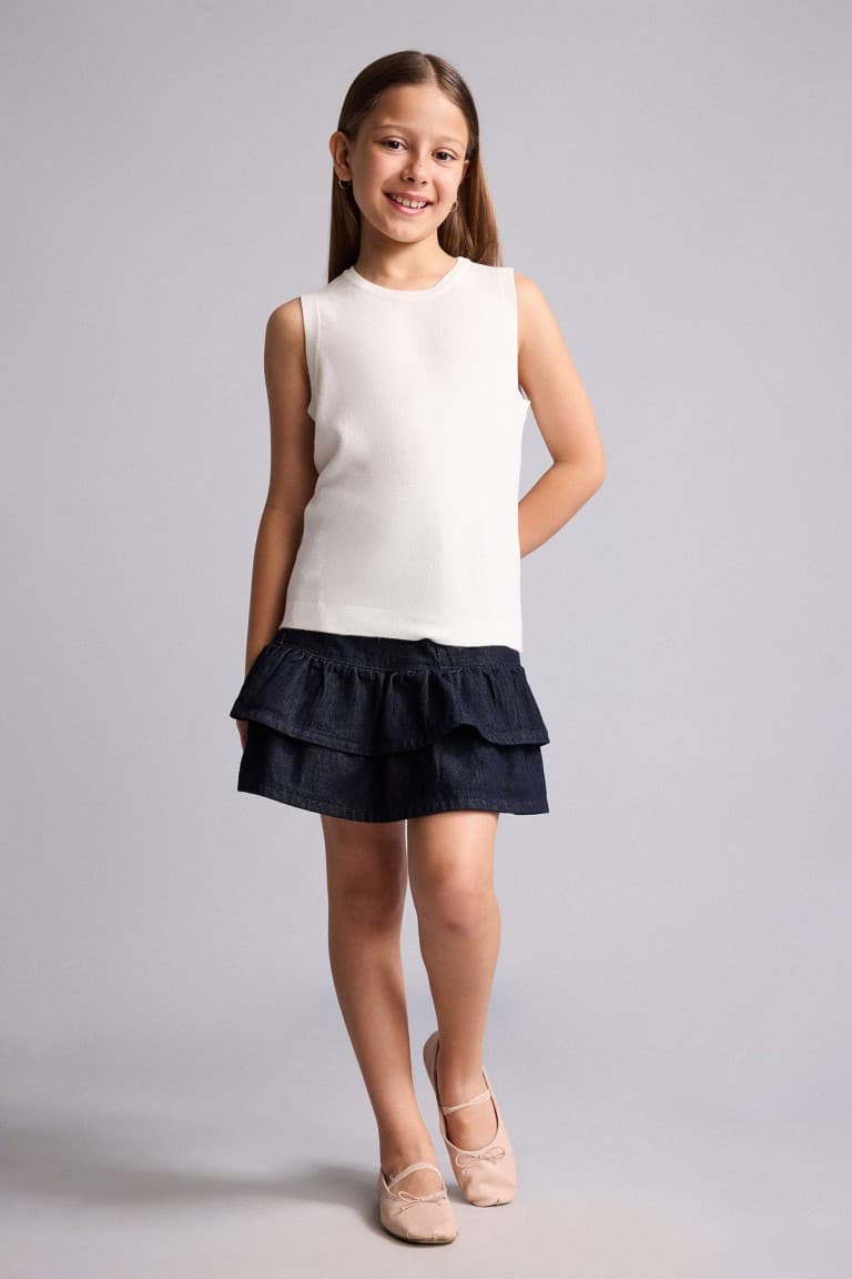 Halter Neck Rose Undershirt Girl