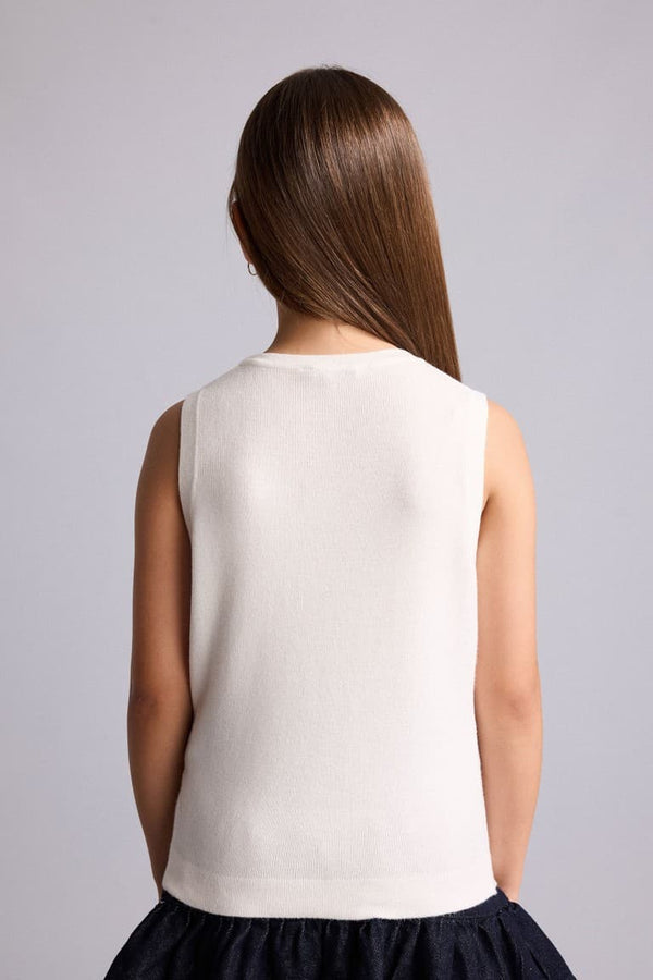Halter Neck Rose Undershirt Girl