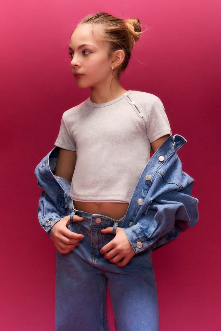 Ribbed Camisole T-Shirt Girl Main image