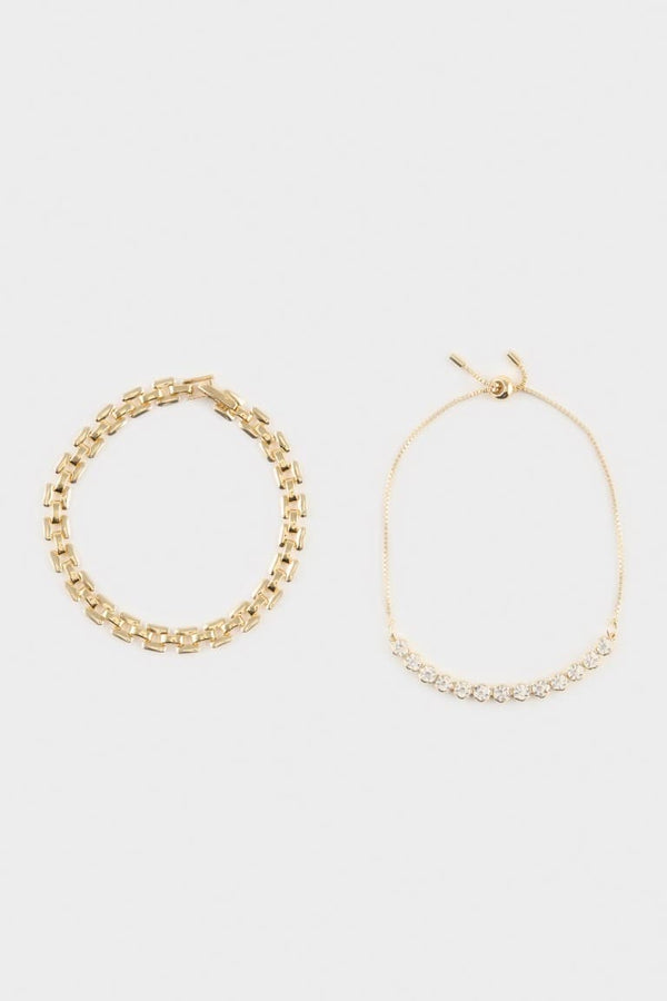Women 2-Piece Bracelet