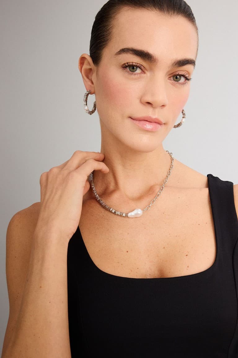 Women Stone Chain Necklace Secondary image