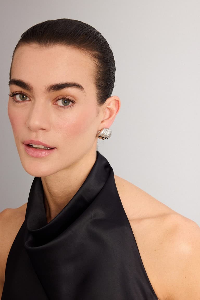 Women Half Hoop Earrings Secondary image