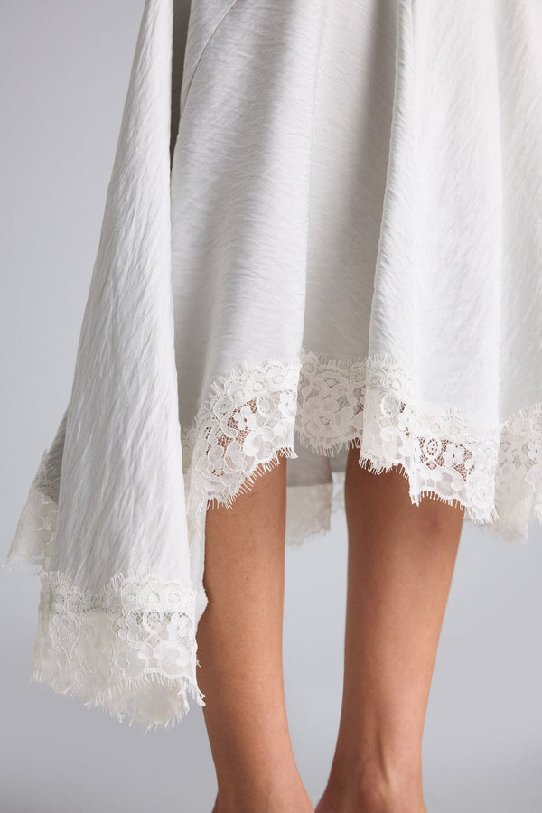 A Cut Normal Waist Skirt