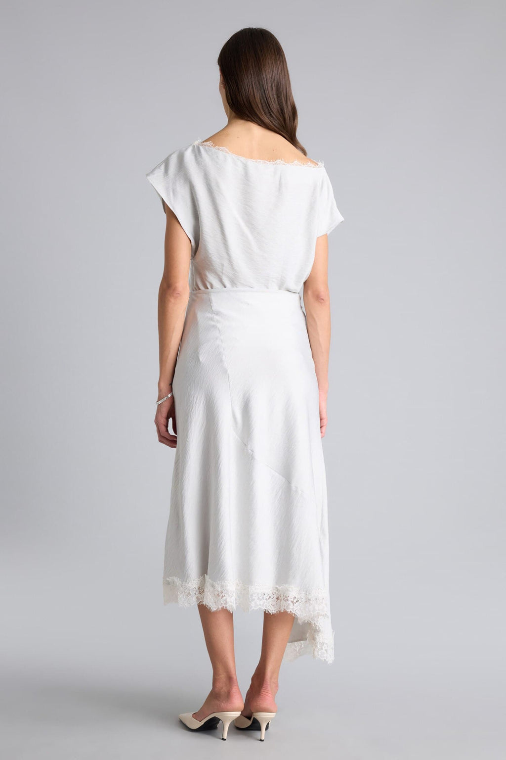 A Cut Normal Waist Skirt