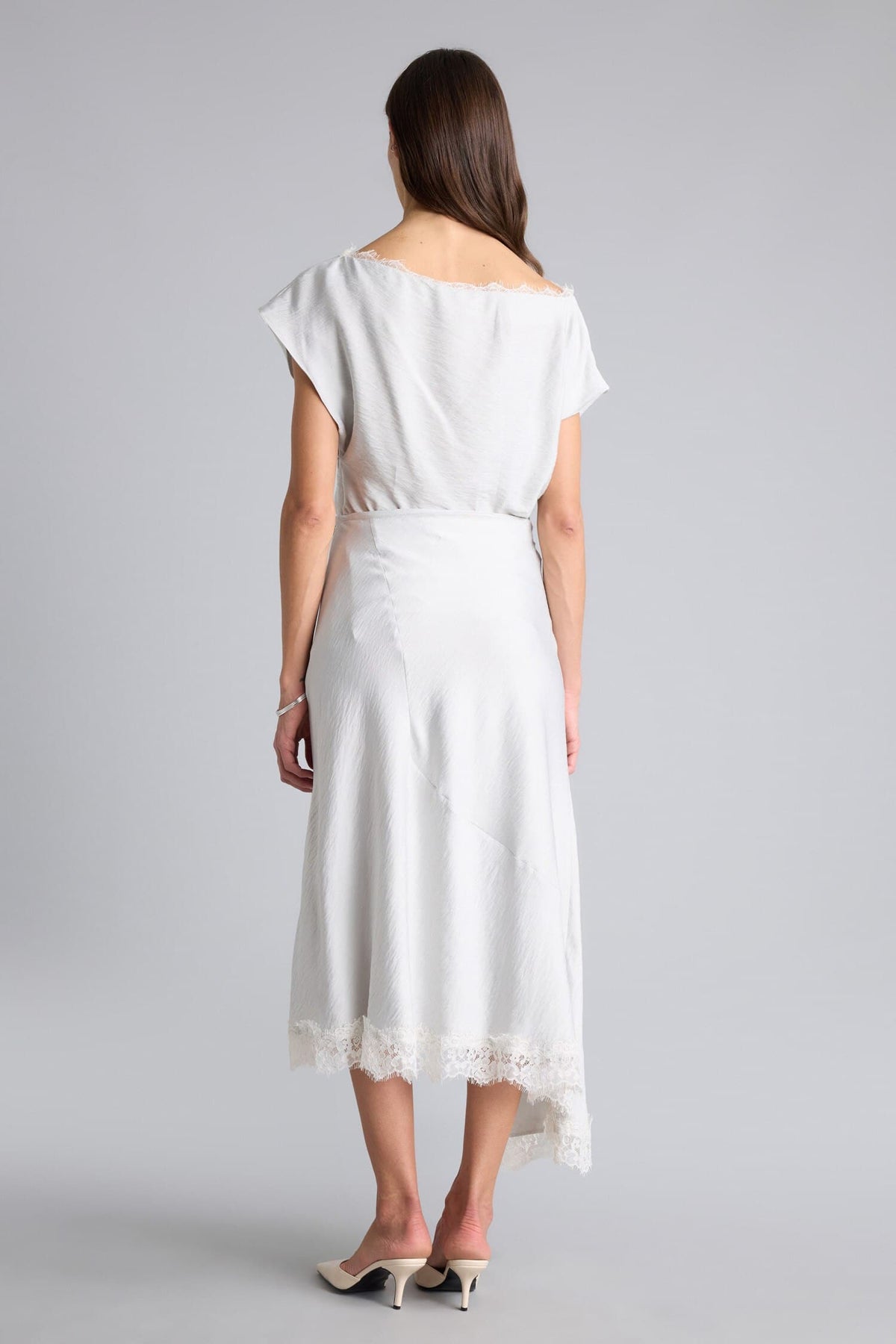 A Cut Normal Waist Skirt