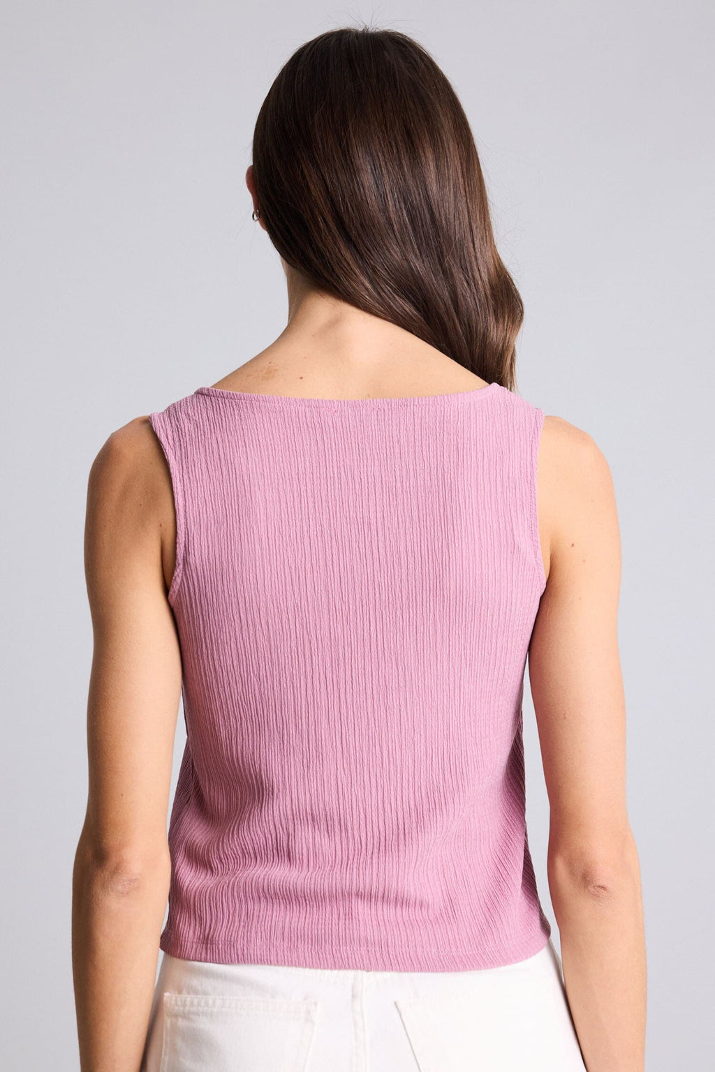 Regular Fit V-Neck Crinkled Textured Undershirt