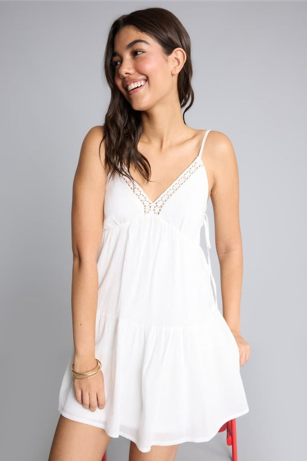 A-Line Sweetheart Neckline Cotton Strappy Niche Dress