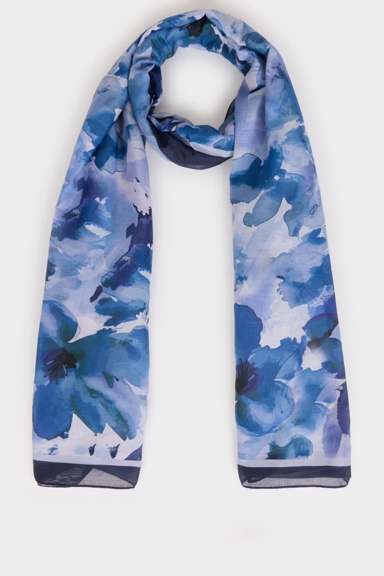 Women Floral Hijab Shawl Main image