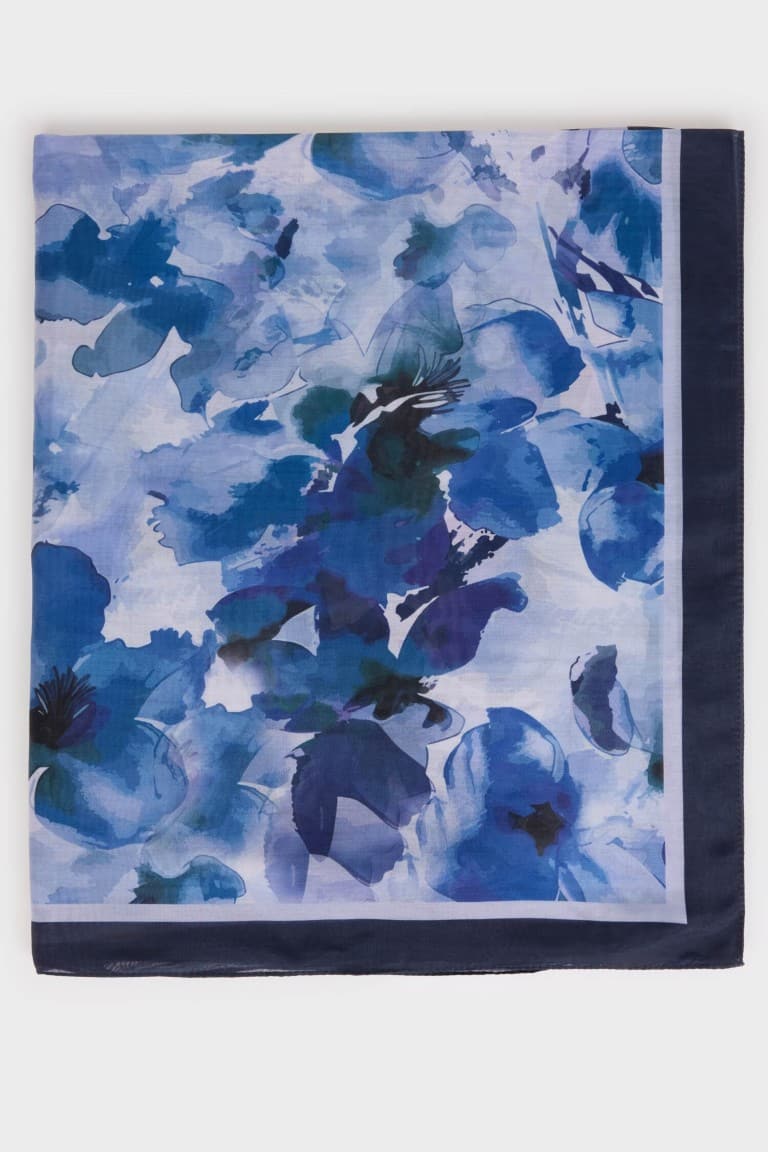 Women Floral Hijab Shawl Secondary image