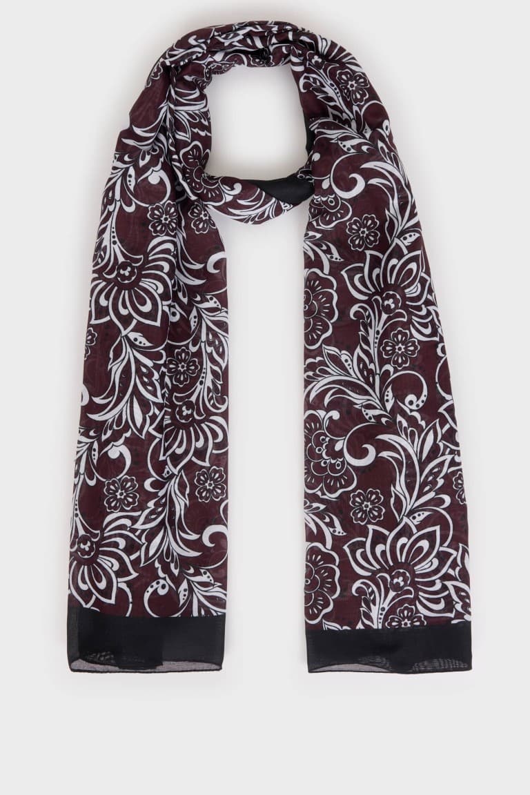 Women Floral Hijab Shawl