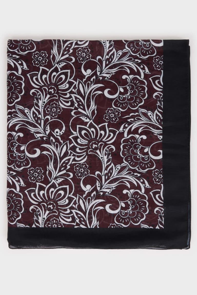 Women Floral Hijab Shawl Secondary image