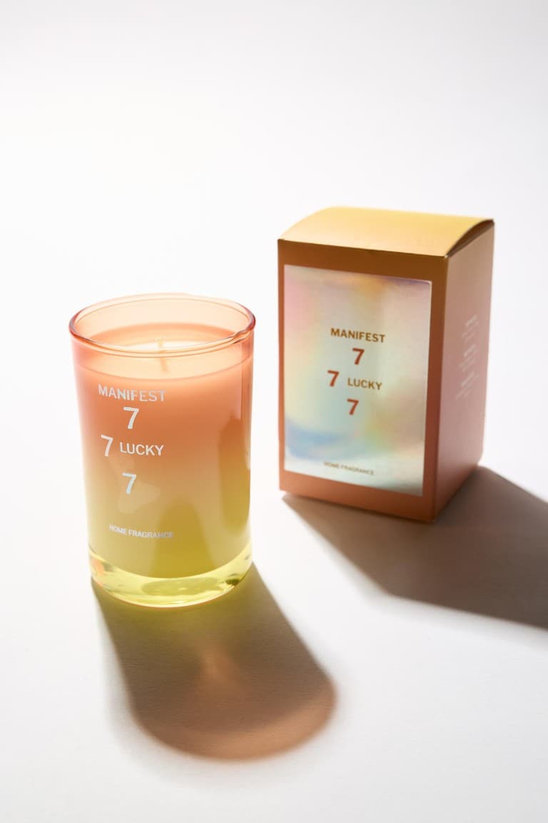 Decorative Orange Candle Main image