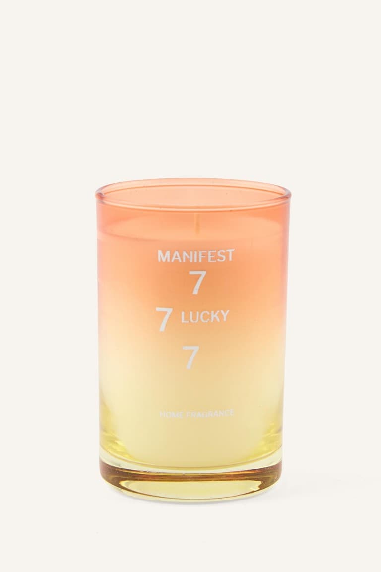 Decorative Orange Candle Secondary image