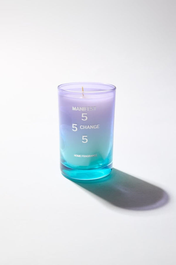 Decorative Orange Candle