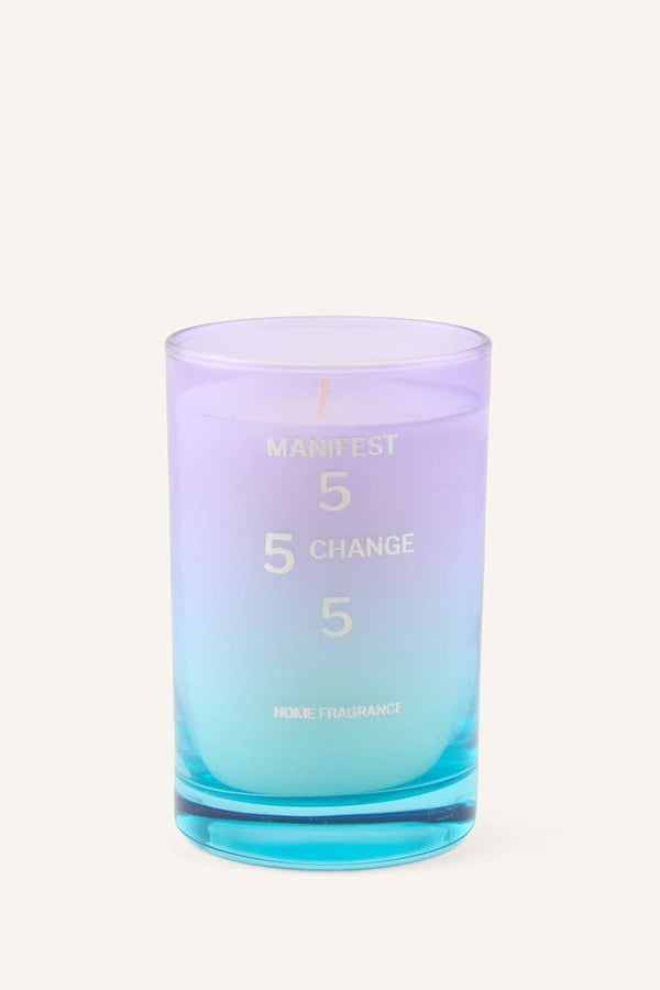 Decorative Orange Candle