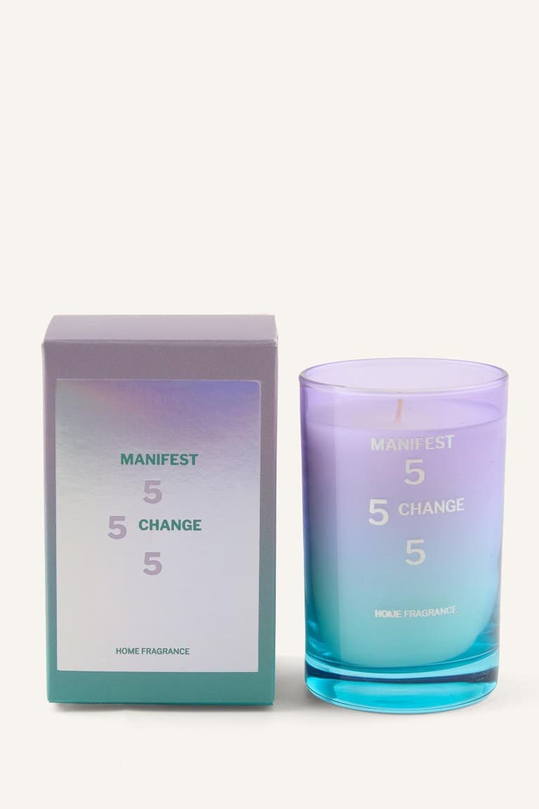 Decorative Orange Candle