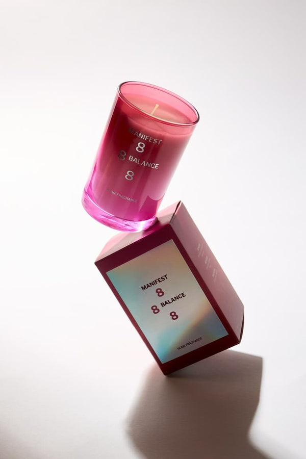 Decorative Orange Candle