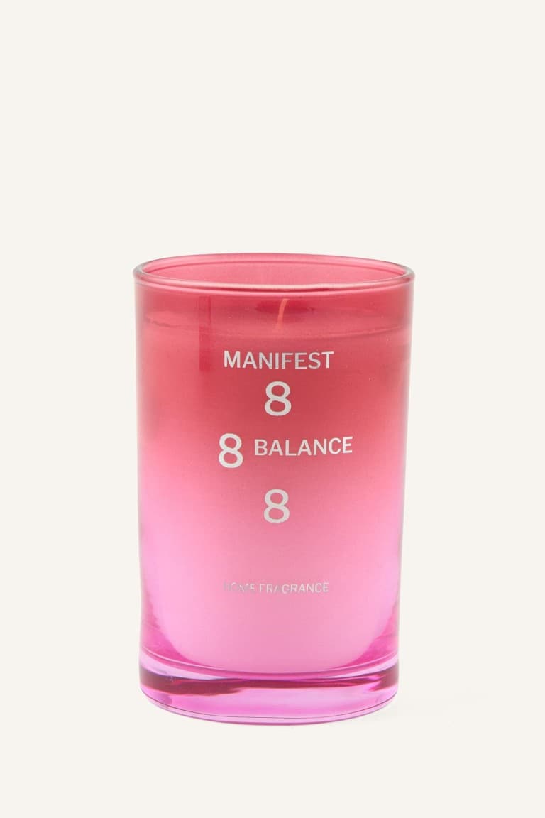 Decorative Orange Candle