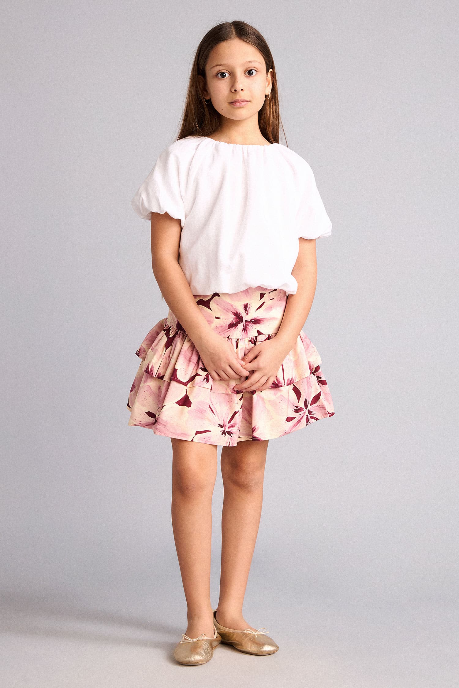 Short Sleeve Blouse Girls Secondary image